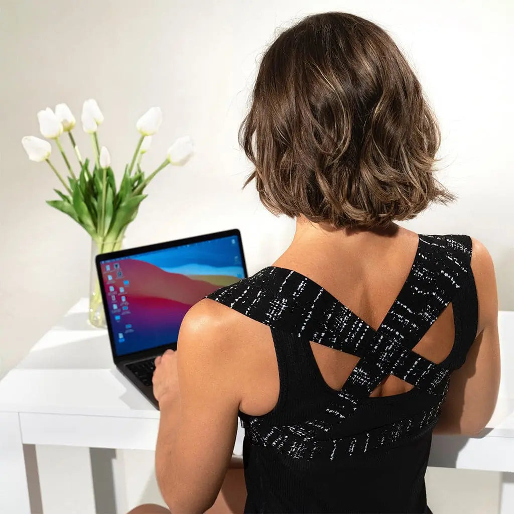 Back view of the BackEmbrace Back Posture Corrector 