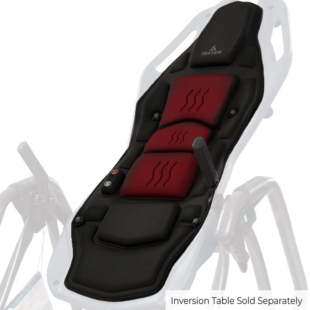 Teeter's FitSpine Comfort Cushion features heat and vibration and is designed for FitSpine Inversion Table.