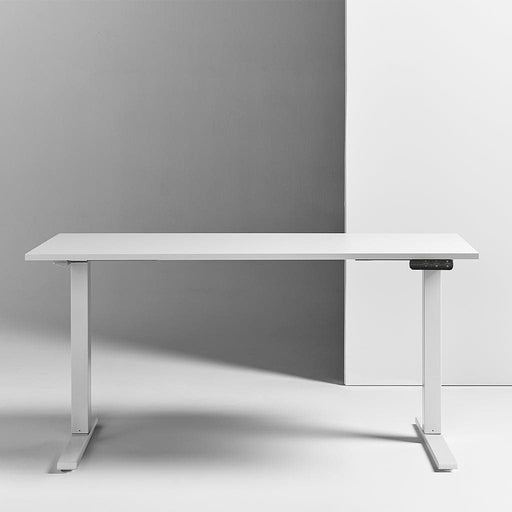 Front view of the eFloat Go Sit Stand Desk by Humanscale