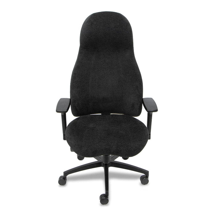 High Back Essential Egronomic Office Chair by Lifeform in the color coal