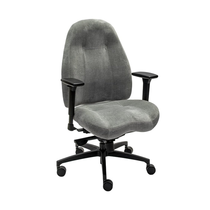 Mid Back Essential Egronomic Office Chair by Lifeform in the color stone