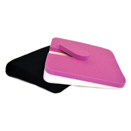 Front view product image of the McCarty's Wedge-Ease Seat Cushion in the color black