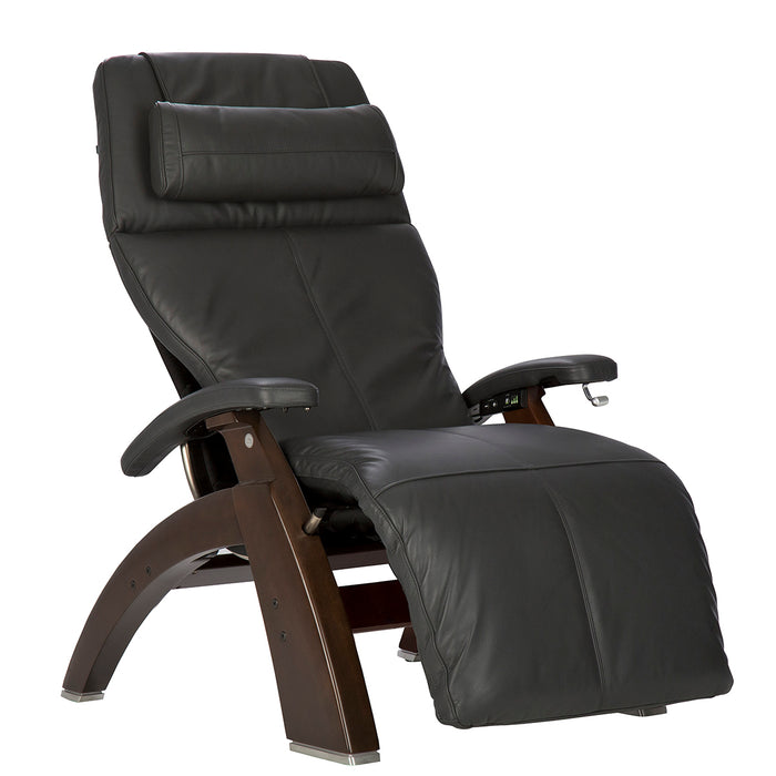 Perfect Chair® Classic Manual Recliner by Human Touch® in Grey Dark Walnut | Relax The Back | Zero Gravity Chairs | Reclinable Chair | Zero Gravity Recliner