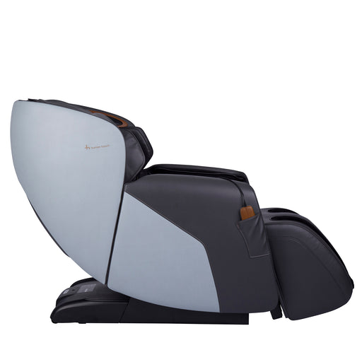 Side view of the Quies Full Body Massage Chair by Human Touch® in gray