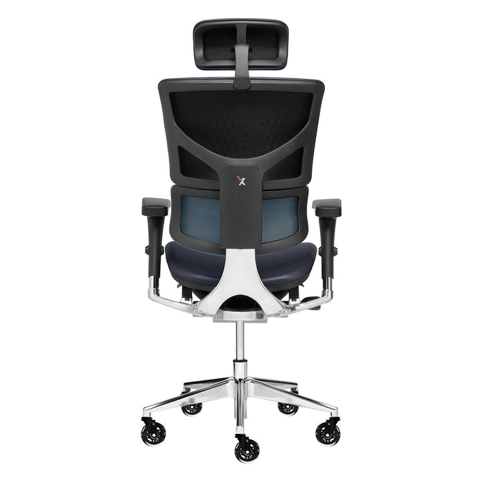 X-Tech Ultimate Executive Chair by X-Chair in the color Navy | x chairs | the x chair | x chair office chair | x chair