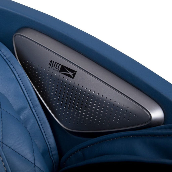 Close up view of the Certus Massage Chair by Human Touch Altec Lansing speaker