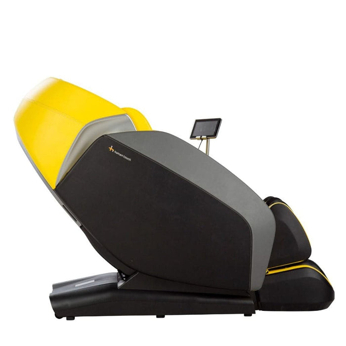 Side view of the Certus Massage Chair by Human Touch in the color yellow