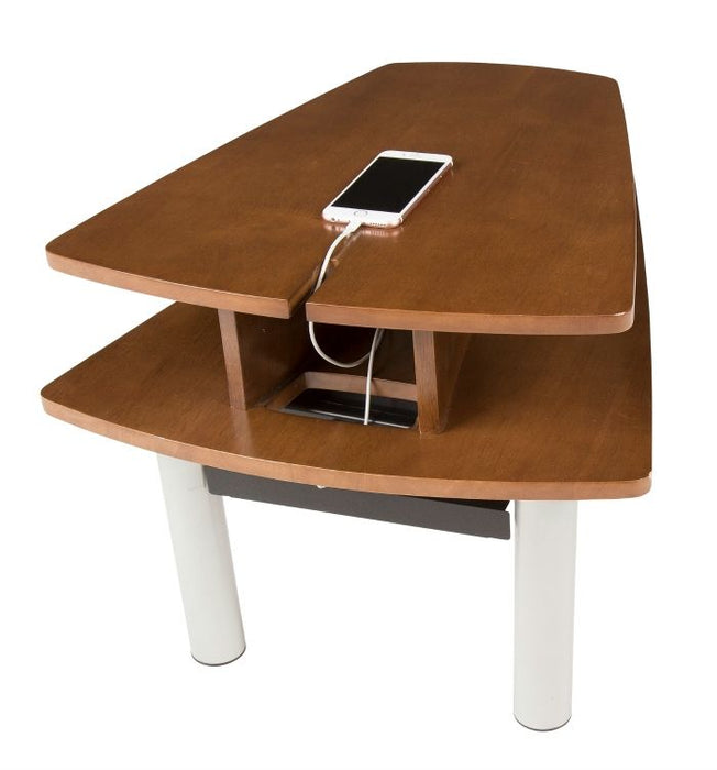 Back view of the Perfect Chair Media Table by Human Touch
