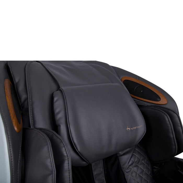 Close up of the Quies Full Body Massage Chair's head pillow