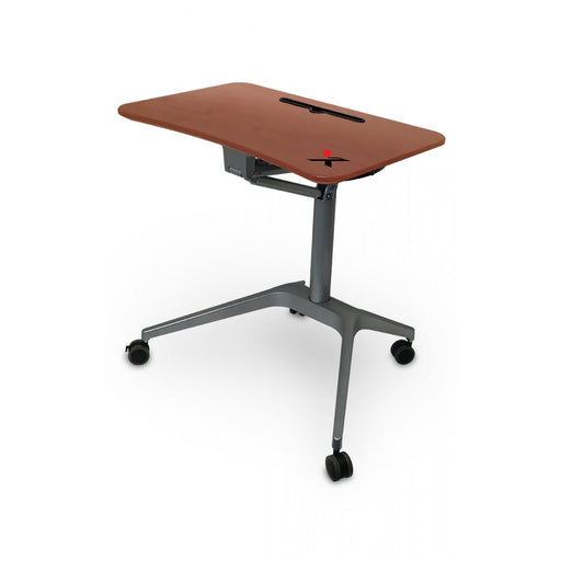 X-Table Mobile Height Adjustable Desk by X-Chair in cherry