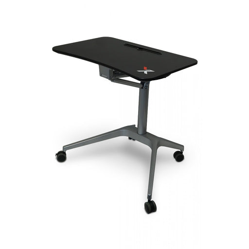 X-Table Mobile Height Adjustable Desk by X-Chair in black